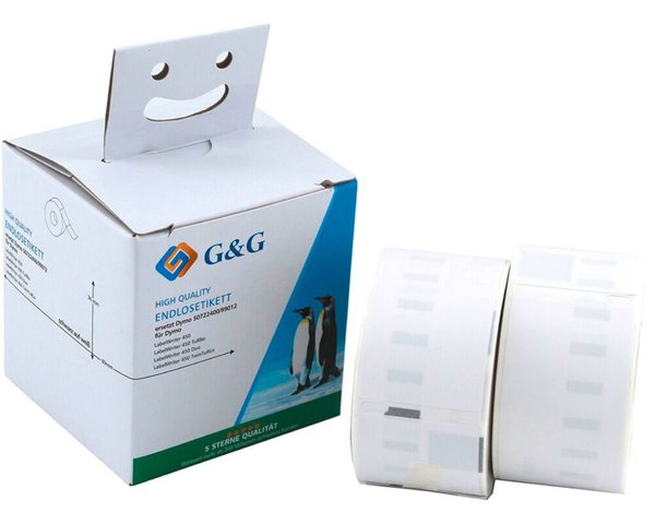 Image Premium Etiketten 36x89mm, komp. zu 99012/S0722400, schwarz auf weiß