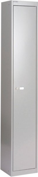 Image Garderoben-und Schließfachsystem, grau, 1 Fach mit Hutboden und ein