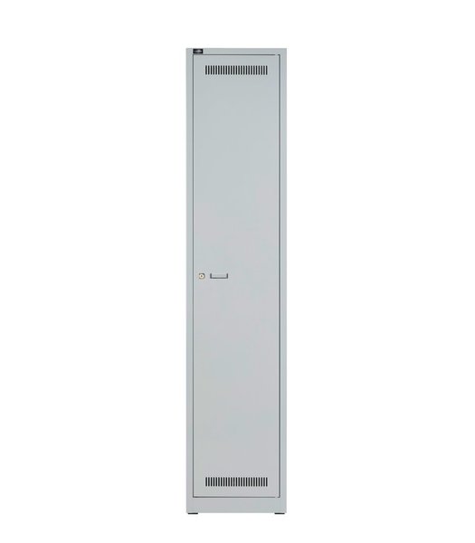 Image Garderobenschrank Light aus Stahl, komplett in Lichtgrau