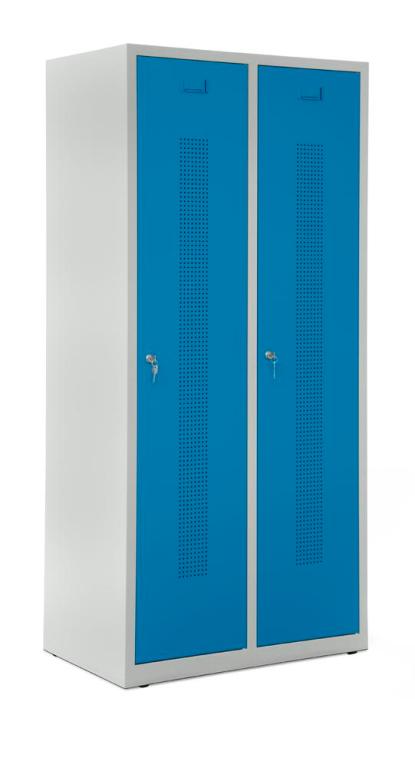 Image Garderobenspinde SYSTEM SP1 ohne Unterbau, Lichtblau RAL 5012
