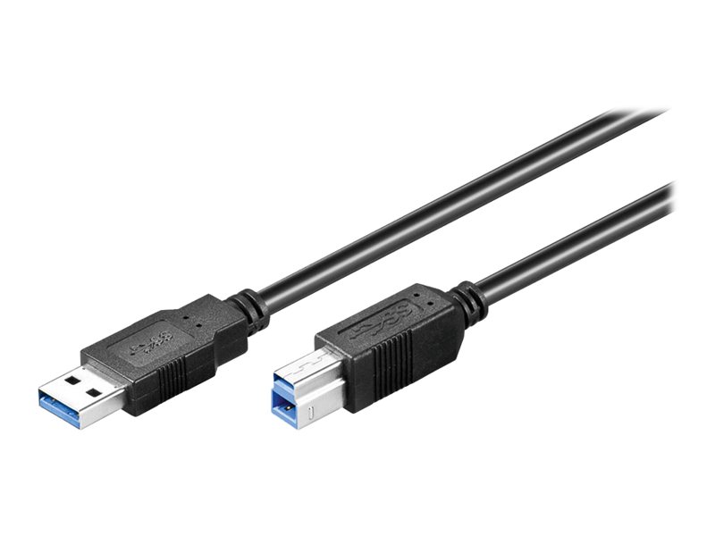 Image Goobay USB 3.0 Kabel 1,8m A-Stecker/B-Stecker schwarz