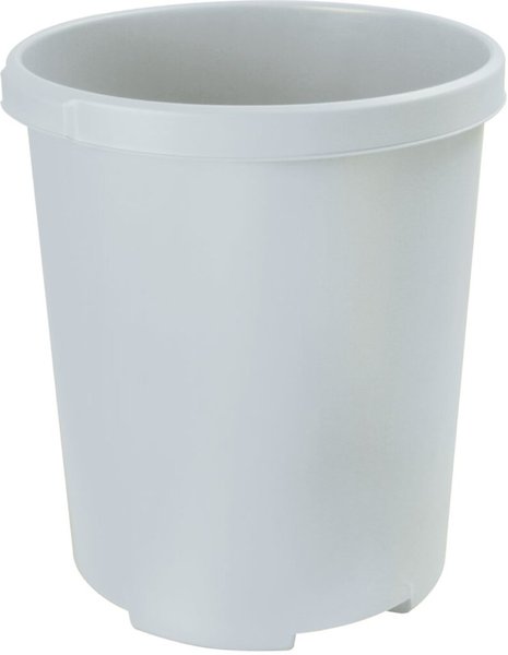 Image Groß-Papierkorb MOBIL XXL lichtgrau, 50 Liter, rund, extra stabil