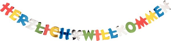 Image Grußkette "Herzlich Willkommen" 2,5 m