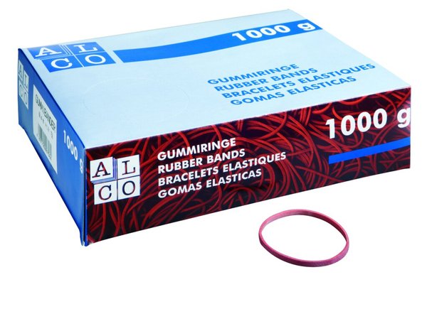 Image Gummibänder, rot, 100 x 5mm, 1000g 