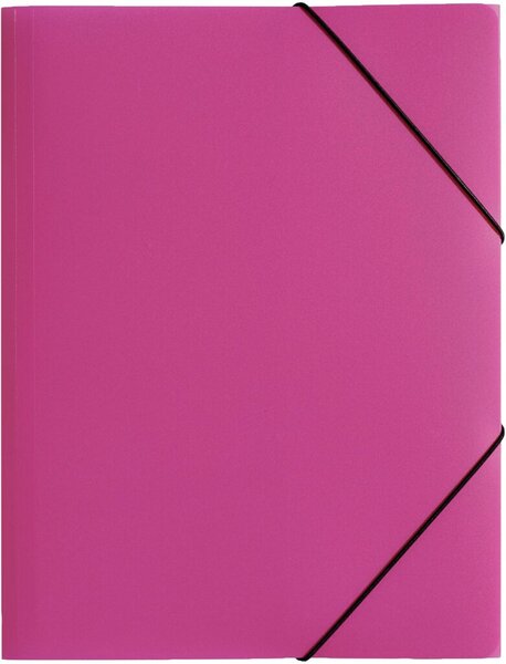 Image Gummizugmappe A4, 3 Klappen, Trend, dunkelrosa