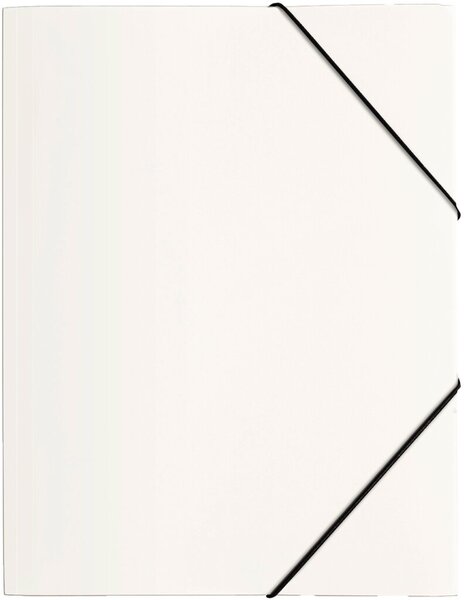 Image Gummizugmappe A4, 3 Klappen, Trend, weiß