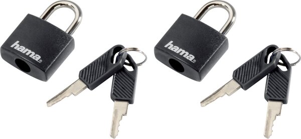 Image Gepäckschloss, 2er-Set, Schwarz Gepäckschloss