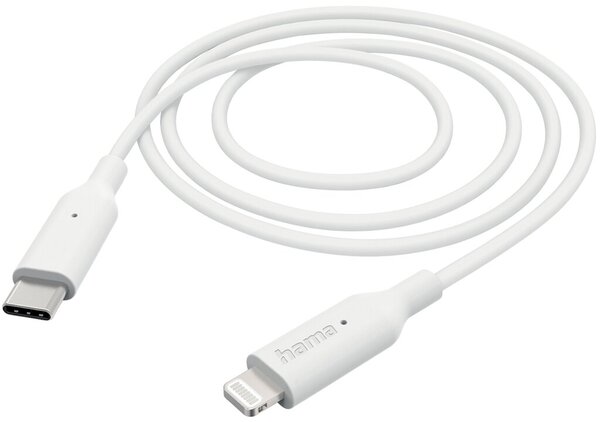 Image Ladekabel, USB-C-Lightning, 1 m, weiß, für Handy/Smartphone