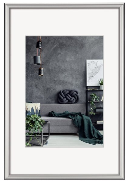 Image Bilderrahmen Detroit, Alu, 50 x 70 cm, silber