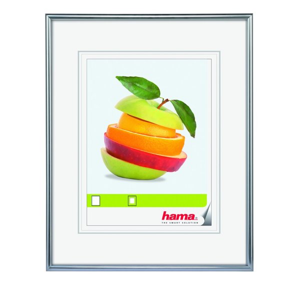 Image Bilderrahmen Sevilla Dekor, 50x70 cm, silber matt, Kunststoffrahmen