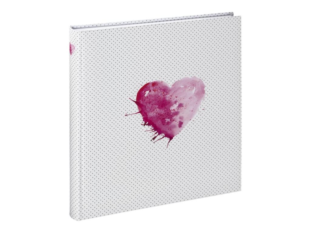Image HAMA Lazise pink Buchalbum 29x32 50 weiße Seiten Hochzeit    2361