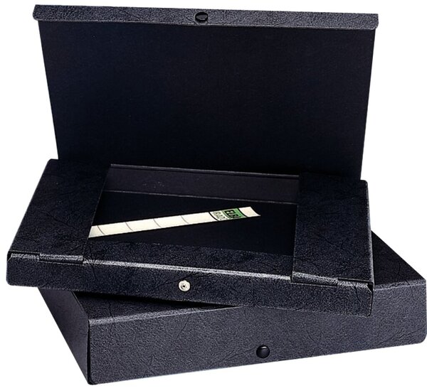 Image HAMELIN ELBA Dokumentenmappe, DIN A4, Füllhöhe: 10 mm, schwarz mit Schnürbänder