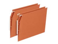 Image HAMELIN ELBA Dossiers suspendus DEFI FLEX, pour armoire, fond V orange, carton 