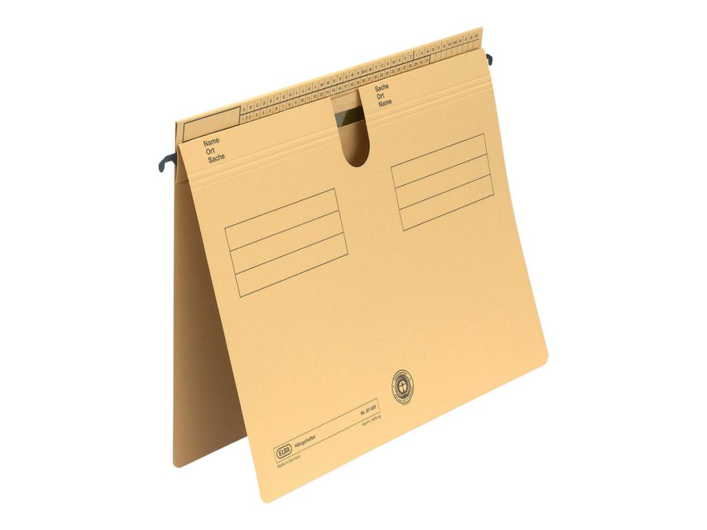 Image HAMELIN ELBA Hängehefter Sorte 81, überstehende Reiterfalz, gelb Manilakarton 2