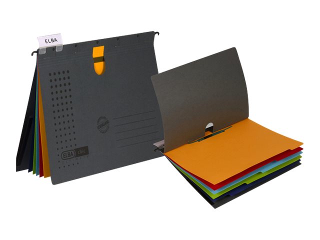 Image HAMELIN ELBA Organisationshefter chic ULTIMATE, DIN A4, gelb Hängehefter mit 5 