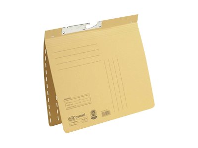 Image HAMELIN ELBA Pendelhefter, DIN A4, Manilakarton, 250 g-qm, gelb - für den Markt