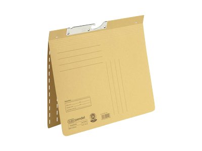 Image HAMELIN ELBA Pendelhefter, DIN A4, Manilakarton, 320 g-qm, gelb - für den Markt