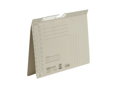 Image HAMELIN ELBA Pendelhefter, DIN A4, Manilakarton, 250 g-qm, grau - für den Markt