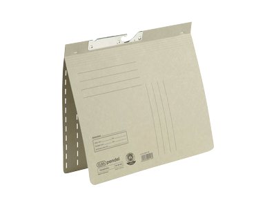 Image HAMELIN ELBA Pendelhefter, DIN A4, Manilakarton, 320 g-qm, grau - für den Markt