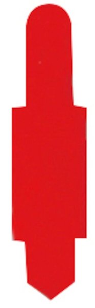 Image HAMELIN ELBA Stecksignal, rot, Inhalt: 100 Stück - für den Markt: D - L - A - C