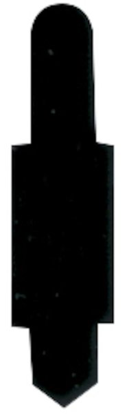 Image HAMELIN ELBA Stecksignal, schwarz, Inhalt: 100 Stück - für den Markt: D - L - A