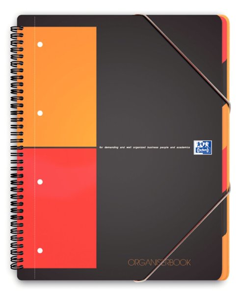 Image HAMELIN Oxford Collegeblock 100102777 Grau, Orange, Rot DIN A4+ kariert Anzahl 