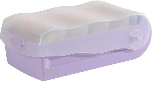 Image HAN Lernkartei CROCO, A7 quer, pastelllila-transluzent