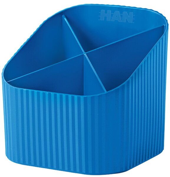 Image HAN Multiköcher Re-X-LOOP, Öko-Kunststoff, 4 Fächer, blau