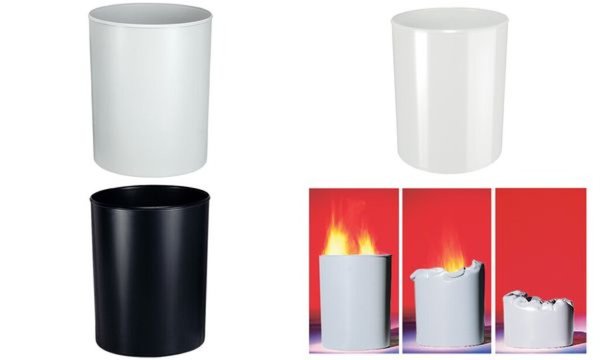 Image HAN Papierkorb, flammhemmend, 13 Li ter, schwarz (81420090)