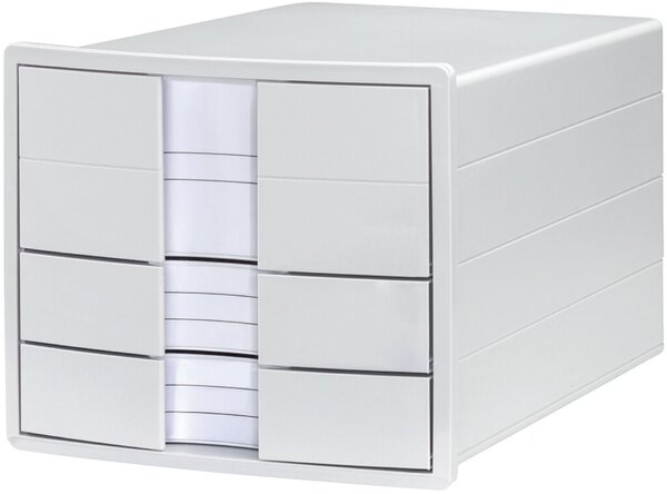 Image HAN Schubladenbox IMPULS  weiß DIN C4 mit 3 Schubladen