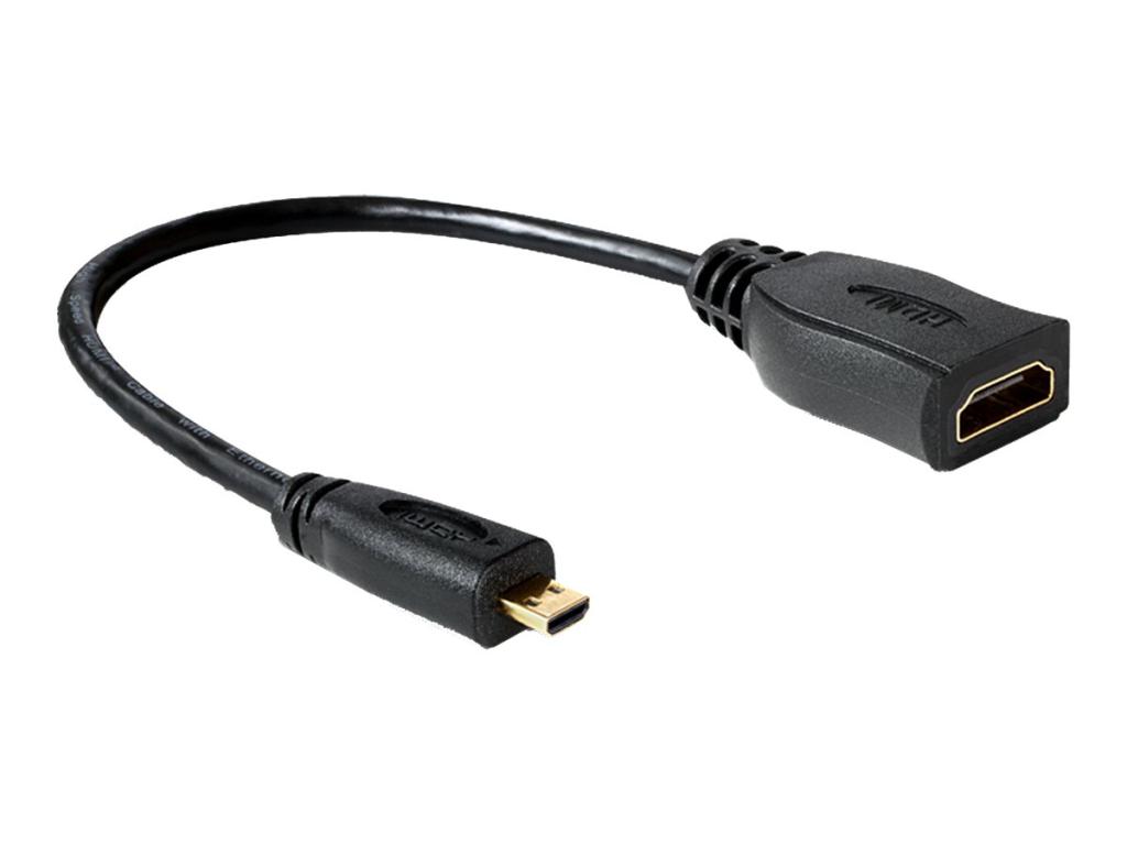 Image  HDMI-A Bu mit 23 cm Kabel