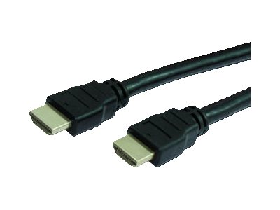 Image HDMI-Kabel MediaRange 1.4 Gold Connector,1,5m,black,Ethernet