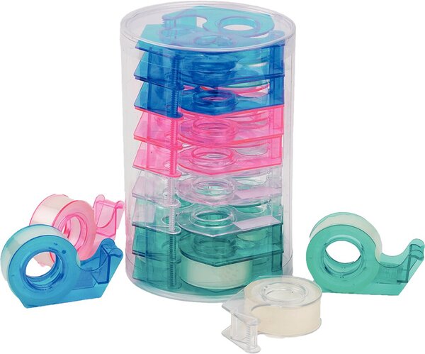 Image Klebefilm Abroller, 10mx15mm, sortiert