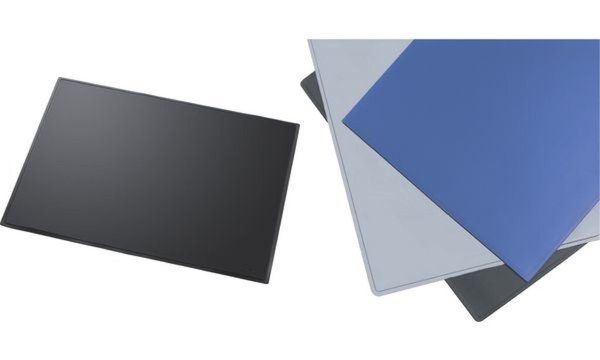 Image HELIT Schreibunterlage, 630 x 500 mm, schwarz vollflächig transparente, blendfr