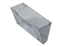 Image HELIT Wandhalter für Prospekthalter, grau-transparent zur Wandanbringung eines 