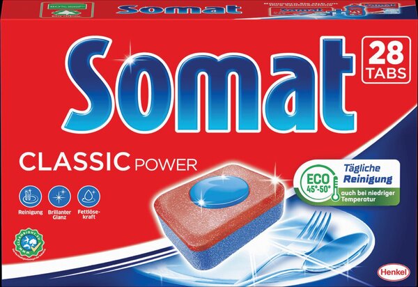 Image Somat Tabs Classic Power 28er Maschinen-Tabs für Spülmaschinen