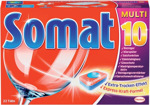 Image Somat Tabs All in 1 Extra 26 Stück Maschinentabs für Spülmaschinen