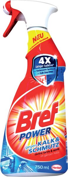 Image Bref Power Badreiniger Sprühflasche 750ml, gegen Klak und Schmutz