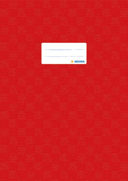 Image Heftschoner Folie A4 hoch rot gedeckt