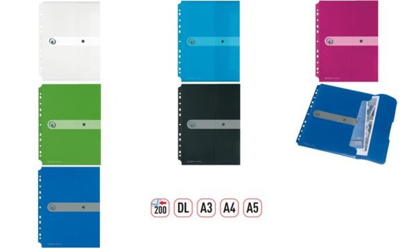 Image HERLITZ Herl Dokutasche z. Abh. bu A5