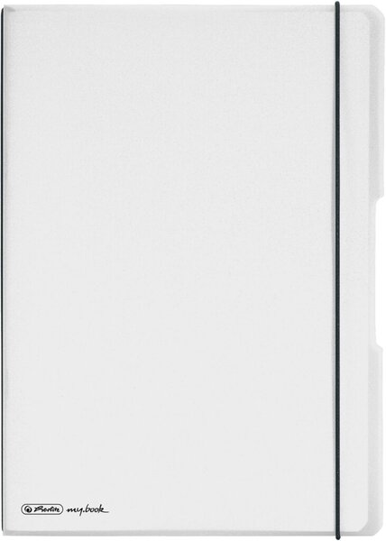 Image HERLITZ Notizheft my.book flex, A4, PP-Cover, transparent abgerundete Ecken, Ve