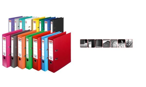 Image HERLITZ Ordner maX.file protect plus, Rückenbr.:50 mm, rot DIN A4, Voll-PP-Kuns