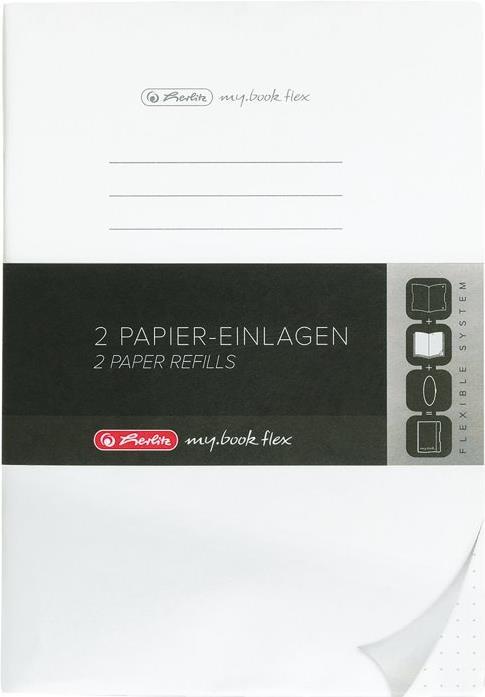 Image HERLITZ Refill flex A4 2x40 Blatt punktiert FSC Mix