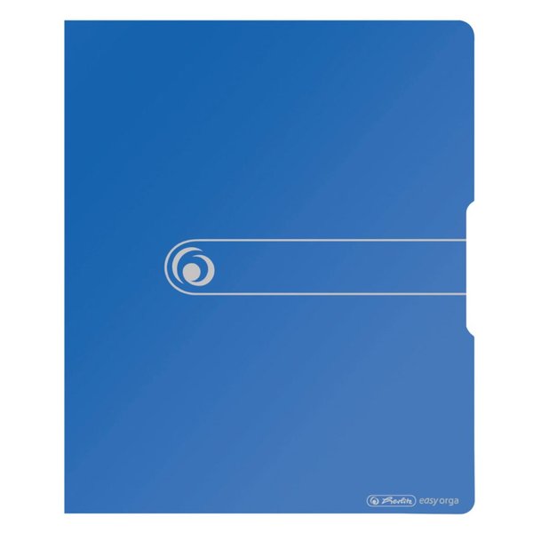 Image HERLITZ Ringbuch PP A4 2 Ringen 25mm blau opak