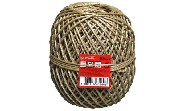Image HERLITZ Verpackungs-Kordel, aus PP, braun, 100 m Reißkraft: 45 kg, Tragfähigkei