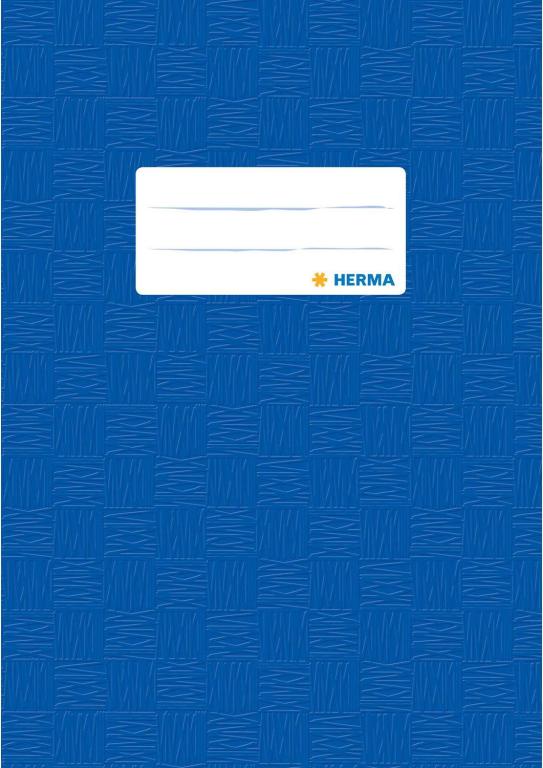 Image HERMA Heftschoner, DIN A5, aus PP, dunkelblau gedeckt mit Strukturprägung, mit 