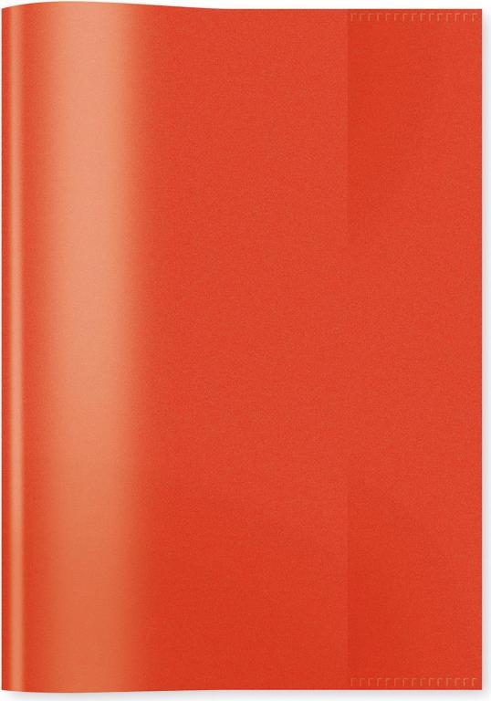 Image HERMA Heftschoner PP A5 transparent/rot - Rot - Transparent - Polypropylen (PP)