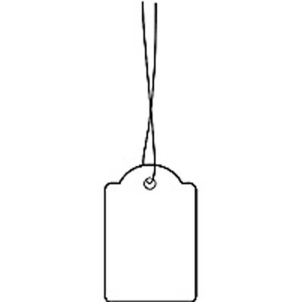 Image HERMA Hängeetiketten 25x38 mm mit Faden weiß 1000 St.