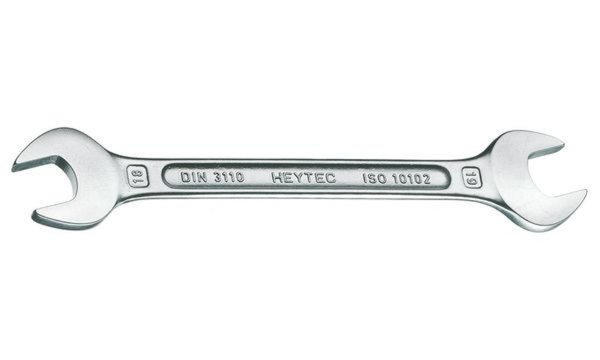 Image HEYTEC Doppelmaulschlüssel, 8 x 9 m m, Länge: 140 mm (11650023)