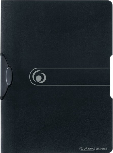 Image Express-Clip-Hefter PP A4, schwarz opak, f. ca. 30 Blatt, Swing-Mech.